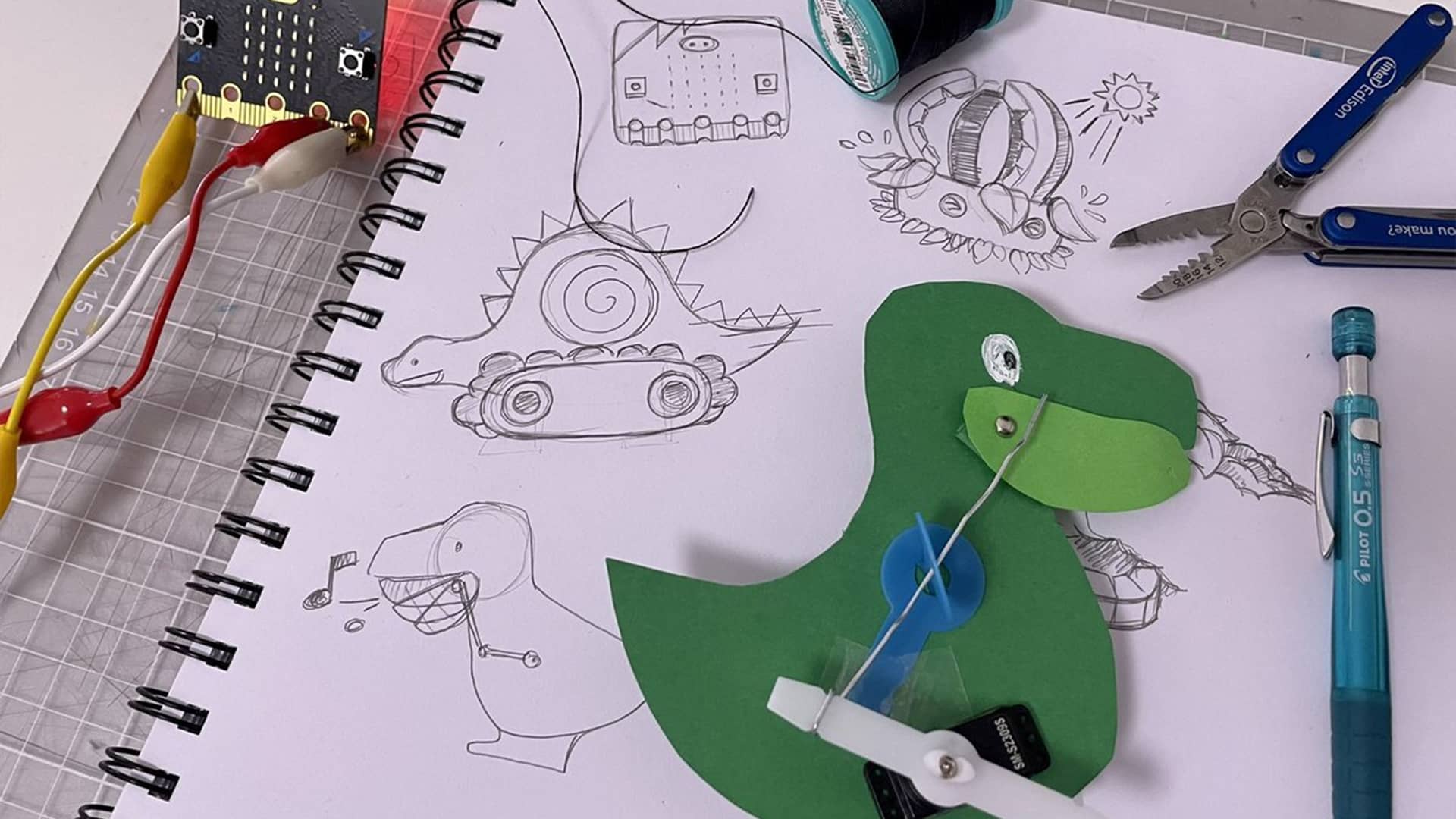 Lindsay Balfour’s passion is doodling while building. This process helps her materialize the project’s direction.