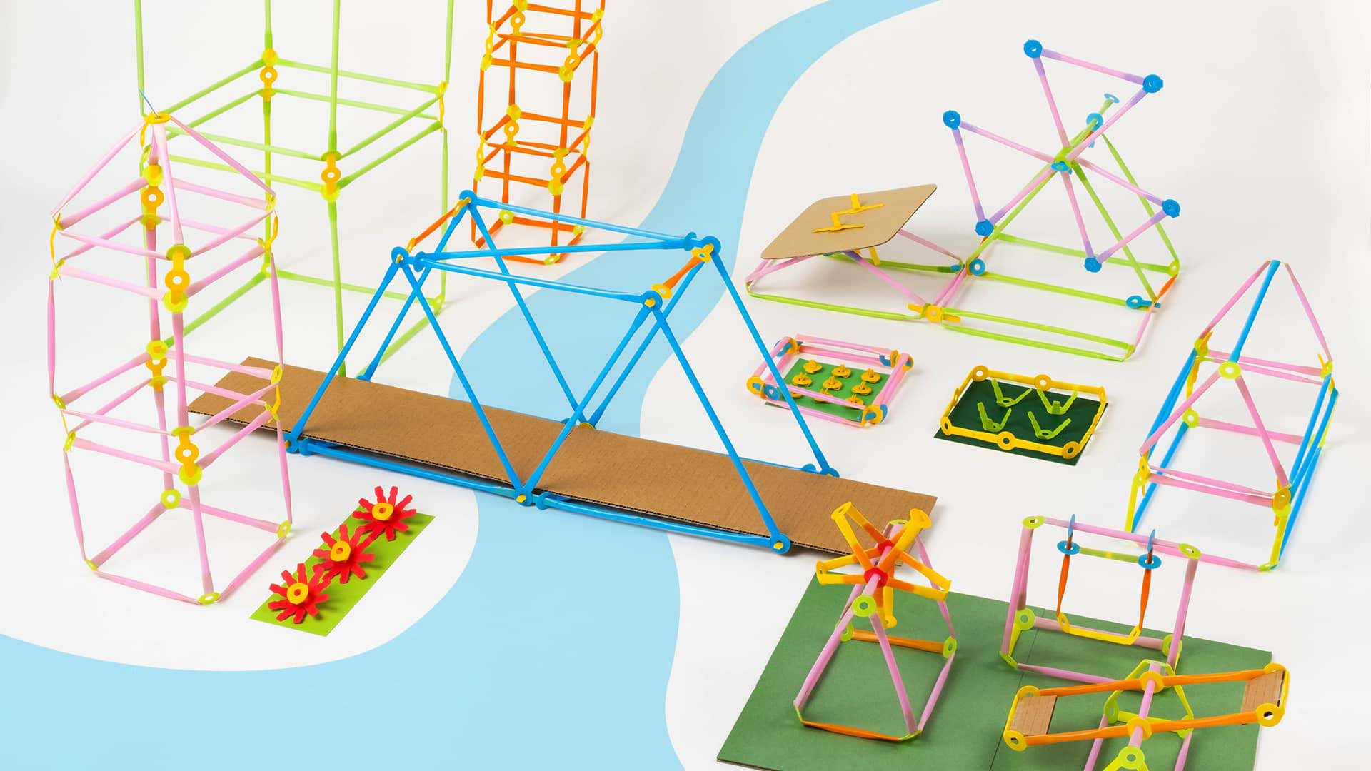 \[8] Students collaborate with peers to prototype sustainable infrastructure for an urban area.