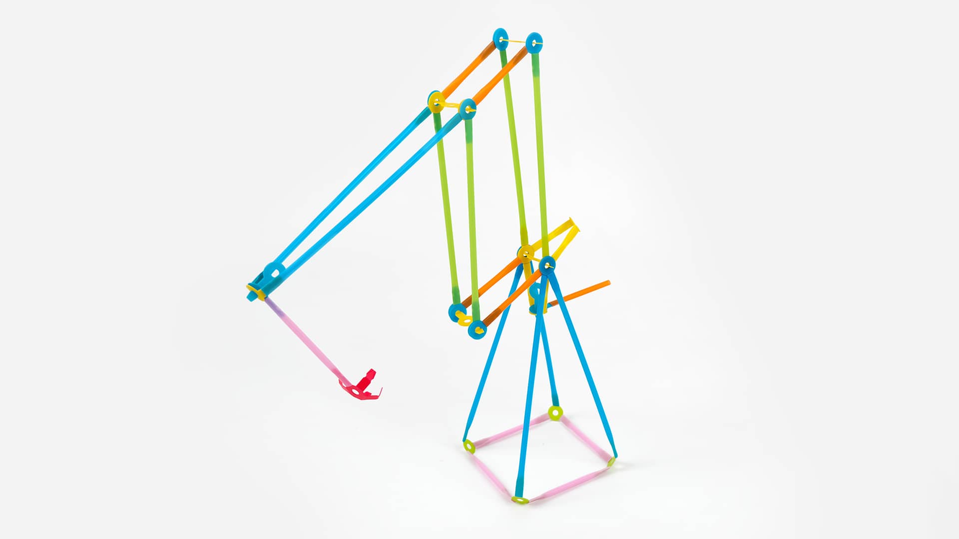 All pieces are color-coded for following step-by-step instructions or looking at a single image as a reference.