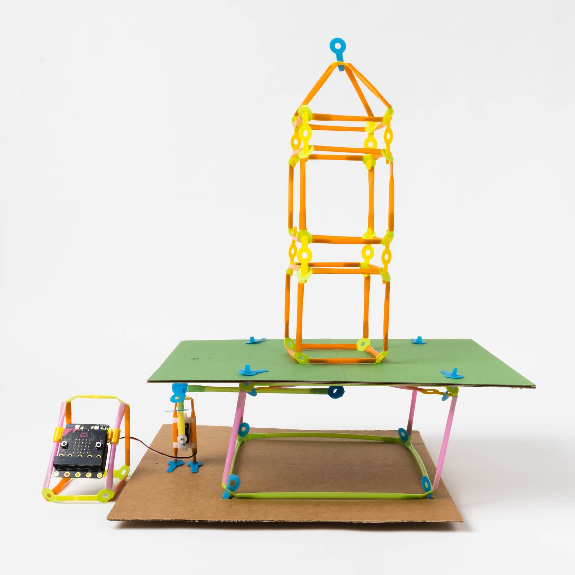 Make a Shake Table (microbit) Strawbees Classroom