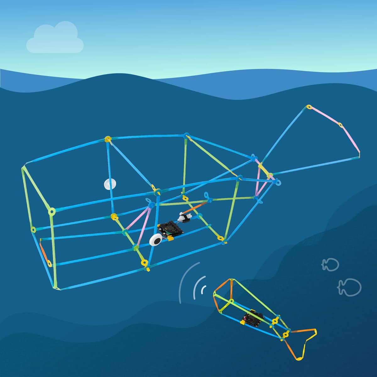 songs-of-sea-mammals-micro-bit-strawbees-classroom