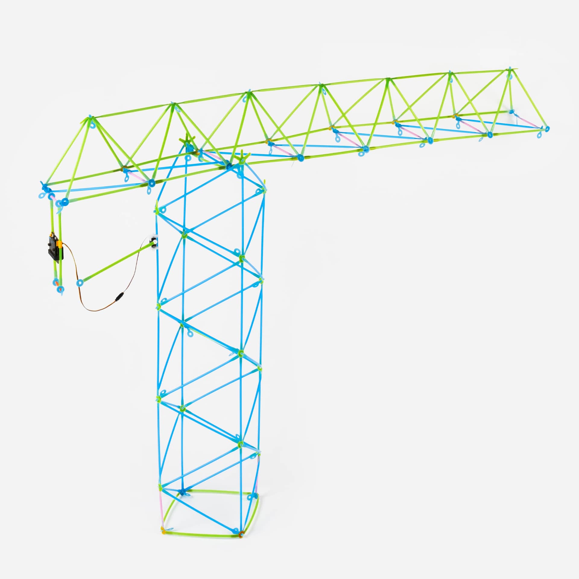 Build a Large Truss Crane (micro:bit) | Strawbees Classroom